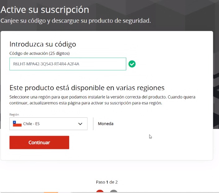 Activación