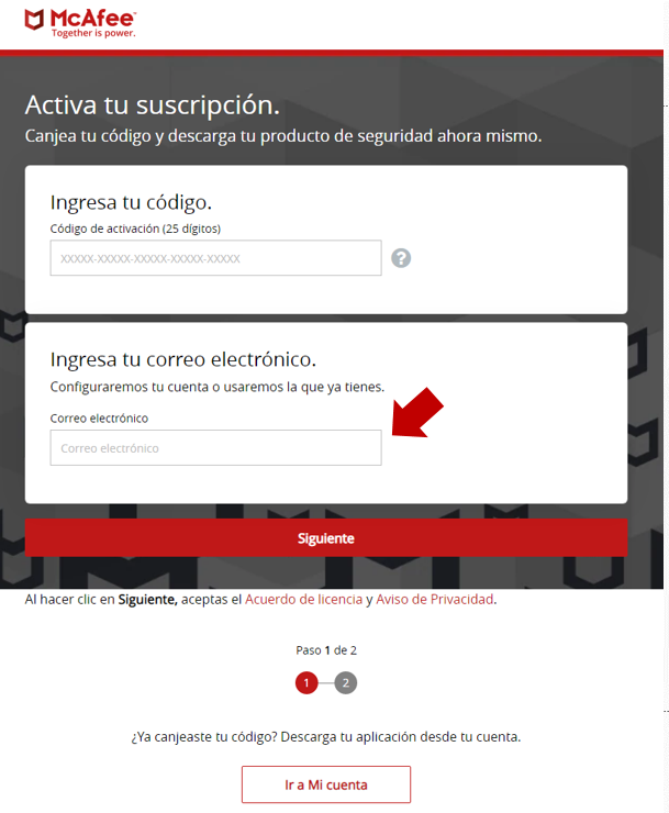 Activación
