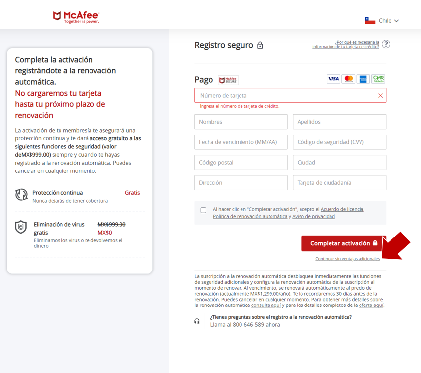 Activación