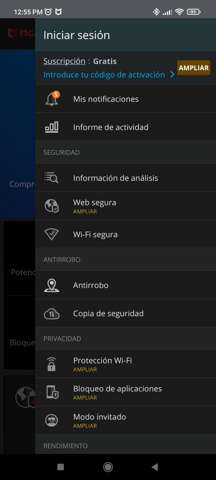 Activación